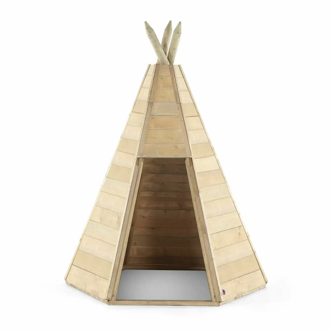 Plum Play Wooden Teepee Cubby House - The Best Backyard