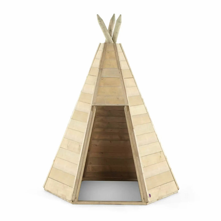 Plum Play Wooden Teepee Cubby House - The Best Backyard