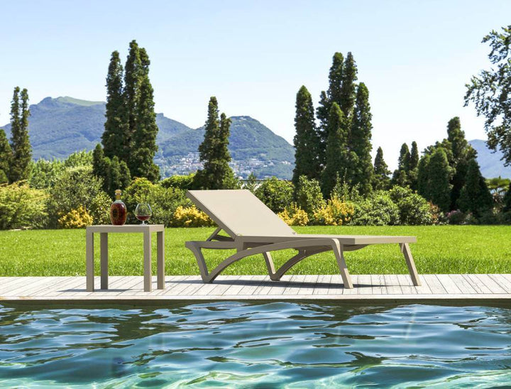 Pacific Sunlounger/Ocean Side Table 3 Pc Package