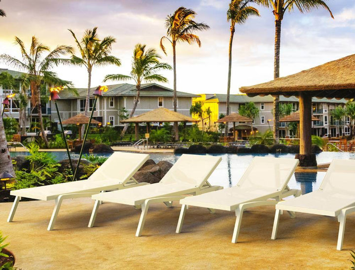 Pacific Sunlounger/Ocean Side Table 3 Pc Package