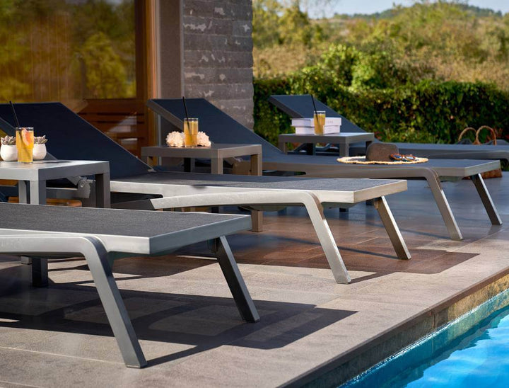 Pacific Sunlounger/Ocean Side Table 3 Pc Package