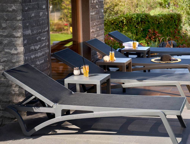 Pacific Sunlounger/Ocean Side Table 3 Pc Package