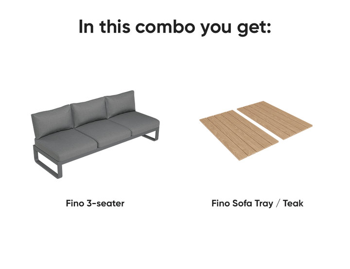 Fino Config B: Outdoor Modular Sofa