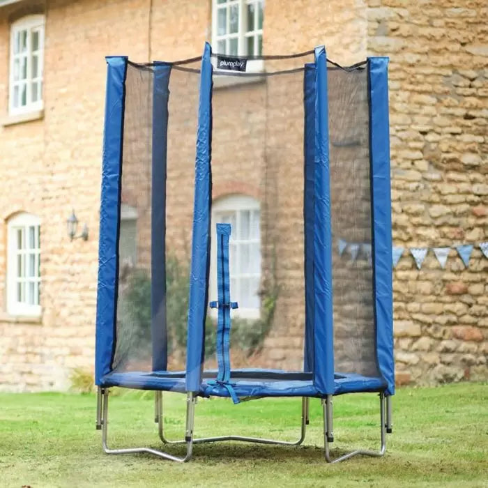 Plum 4Ft Junior Springsafe Trampoline & Enclosure - Blue