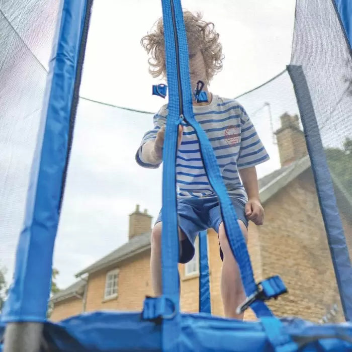 Plum 4Ft Junior Springsafe Trampoline & Enclosure - Blue