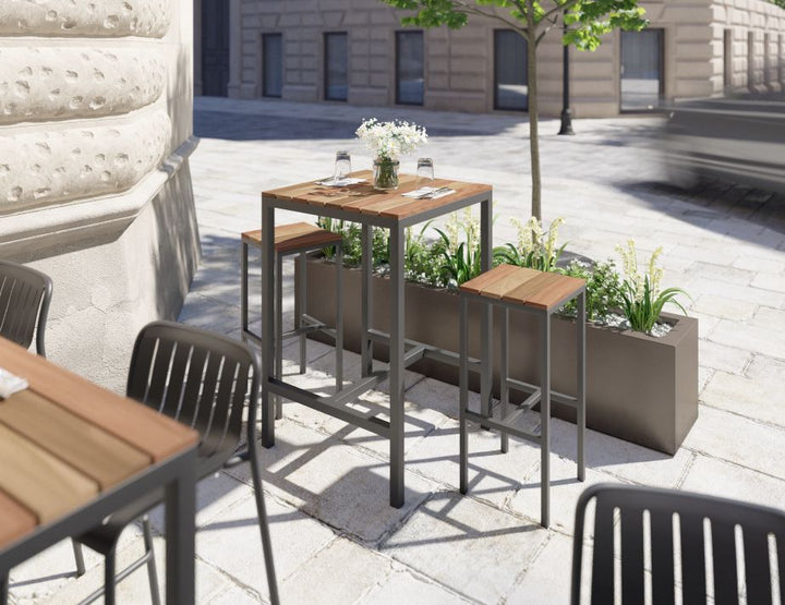Kyenne Outdoor Bar Stool - Spotted Gum (Custom Made)