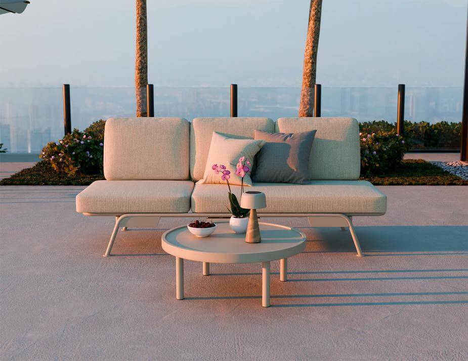 Aluna Outdoor Coffee Table (Available in Charcoal & Latte)
