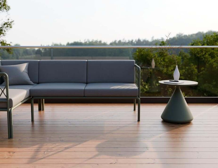 Kora Outdoor Side Table (Available in Charcoal, Eucalyptus Green & Latte)