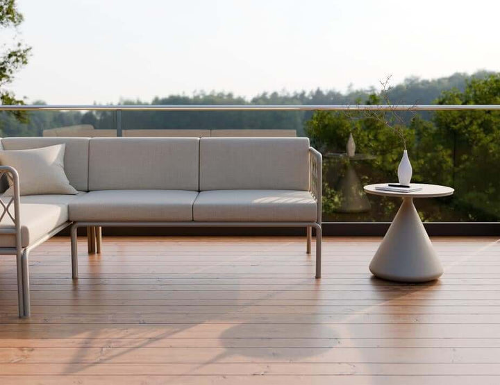 Kora Outdoor Side Table (Available in Charcoal, Eucalyptus Green & Latte)