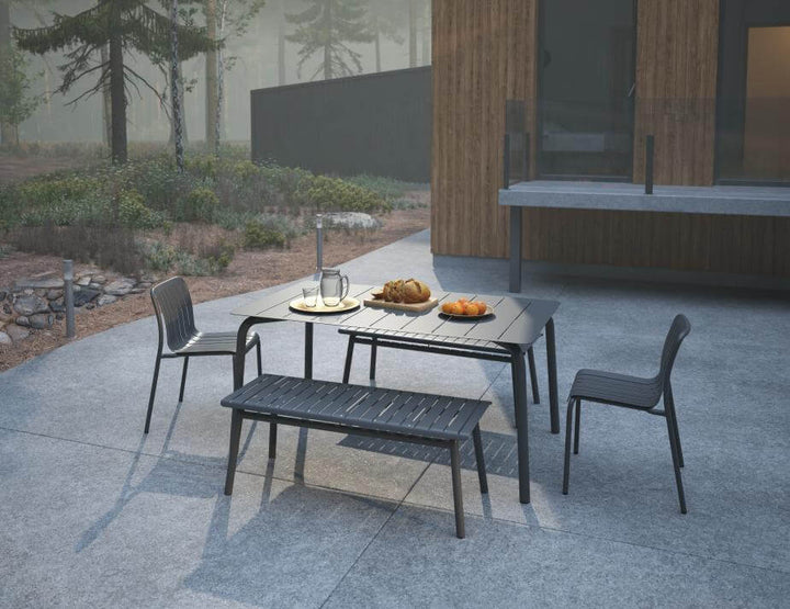 Roku Outdoor Bench (Available in Charcoal, Eucalyptus Green, Latte & White | 120cm & 190cm)