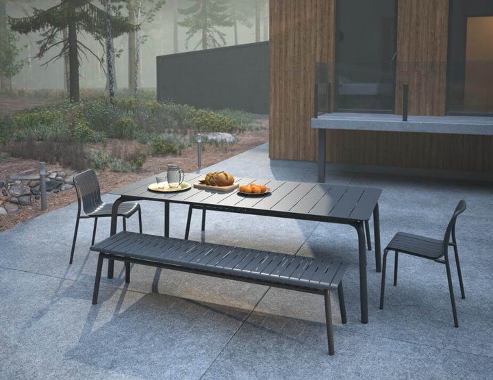 Roku Outdoor Bench (Available in Charcoal, Eucalyptus Green, Latte & White | 120cm & 190cm)