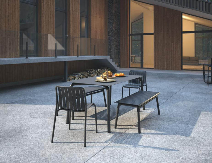 Roku Outdoor Bench (Available in Charcoal, Eucalyptus Green, Latte & White | 120cm & 190cm)
