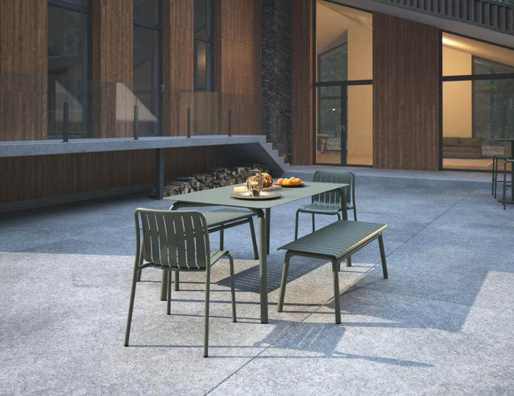 Roku Outdoor Bench (Available in Charcoal, Eucalyptus Green, Latte & White | 120cm & 190cm)