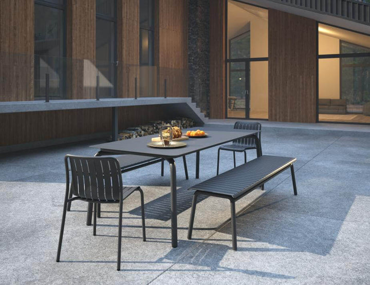 Roku Outdoor Bench (Available in Charcoal, Eucalyptus Green, Latte & White | 120cm & 190cm)