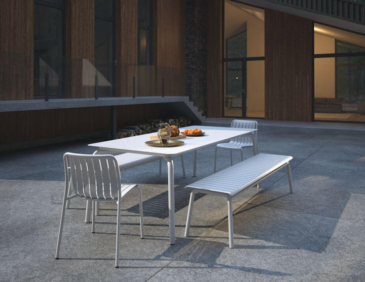 Roku Outdoor Bench (Available in Charcoal, Eucalyptus Green, Latte & White | 120cm & 190cm)