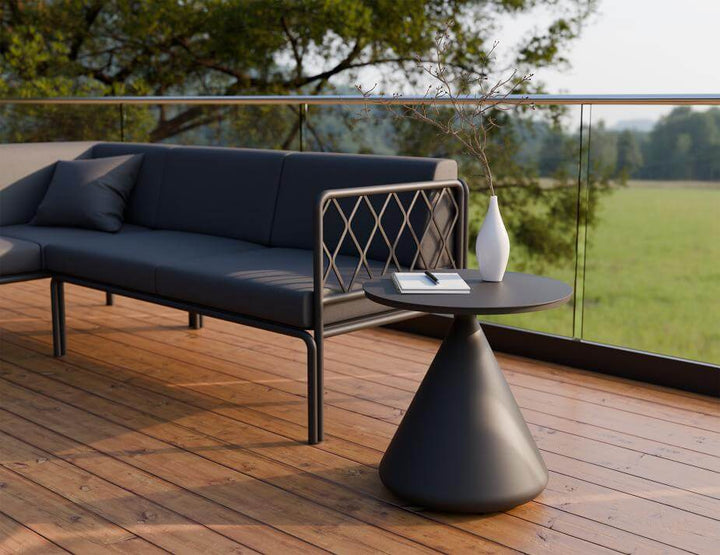 Kora Outdoor Side Table (Available in Charcoal, Eucalyptus Green & Latte)