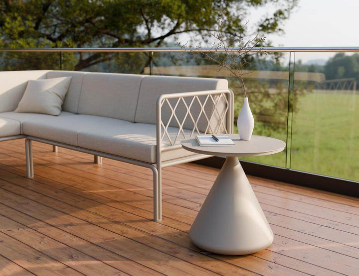 Kora Outdoor Side Table (Available in Charcoal, Eucalyptus Green & Latte)