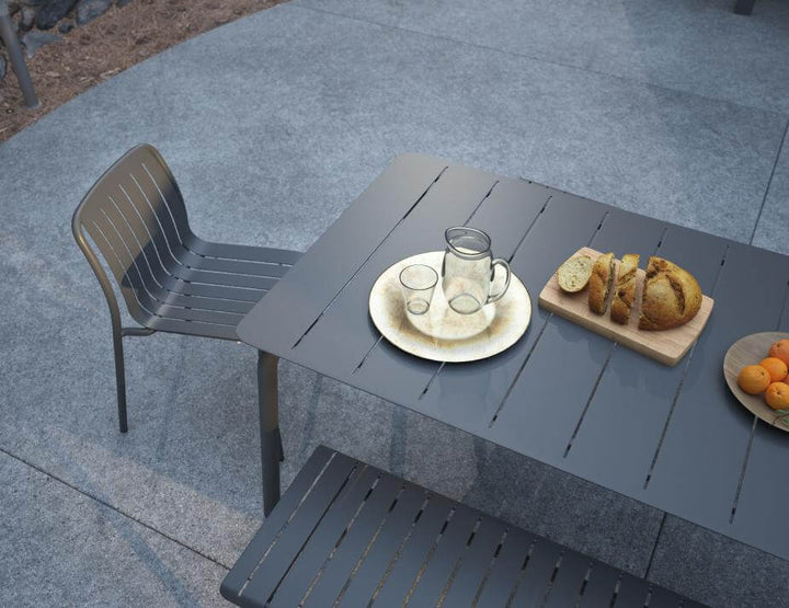 Roku Outdoor Bench (Available in Charcoal, Eucalyptus Green, Latte & White | 120cm & 190cm)
