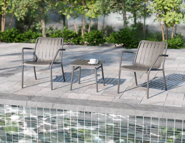 Roku Outdoor Lounge Chair (Avail in Eucalyptus Green, White & Charcoal)