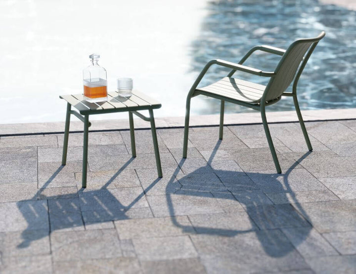 Roku Outdoor Lounge Chair (Avail in Eucalyptus Green, White & Charcoal)