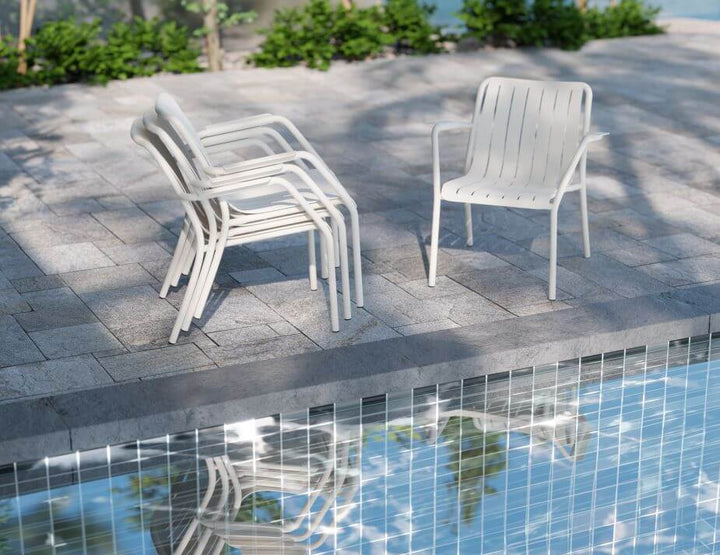 Roku Outdoor Lounge Chair (Avail in Eucalyptus Green, White & Charcoal)