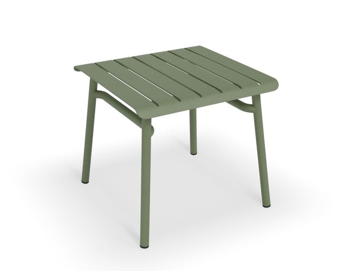 Roku Outdoor Low Stool Footrest (Avail in Eucalyptus Green, White & Charcoal)