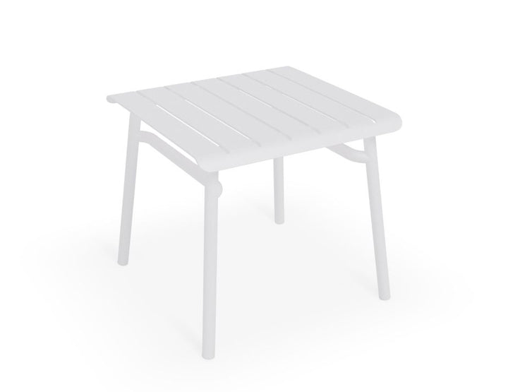 Roku Outdoor Low Stool Footrest (Avail in Eucalyptus Green, White & Charcoal)