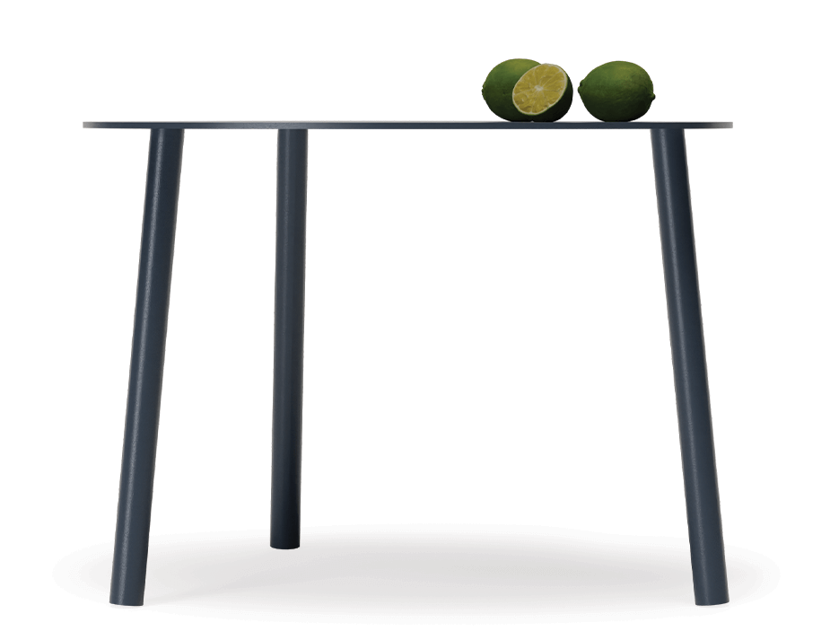 Cetara Outdoor Side Table (Avail in Black, Charcoal, Midnight Blue, Pale Blush, Pale Eucalyptus, Silver Grey, Terracotta & White)