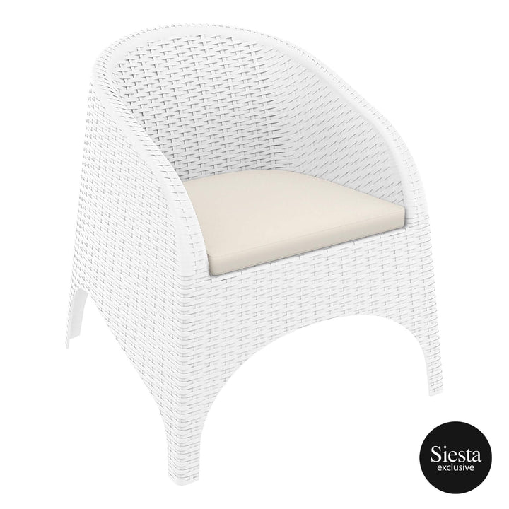 Aruba Tub Chair/Tequila Lounge Table 3 Seat Package