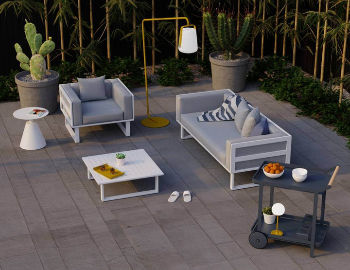 Corvo Outdoor Side Table (Avail in Black, Charcoal & White)