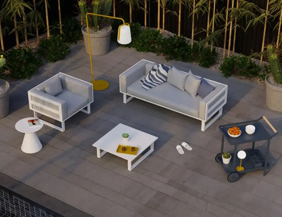 Vivara Sofa - Single (Available in White & Charcoal)