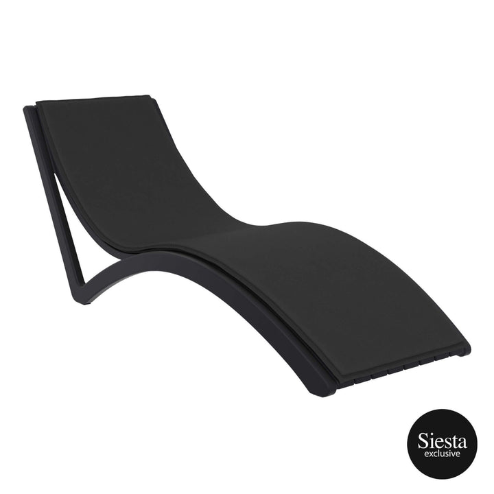 Siesta Slim Sun Lounger (Available in Black, White, Anthracite & Taupe - with / without cushion)