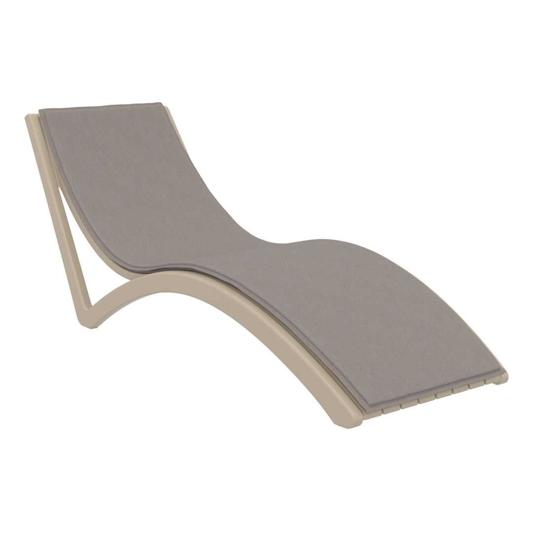 Siesta Slim Sun Lounger (Available in Black, White, Anthracite & Taupe - with / without cushion)