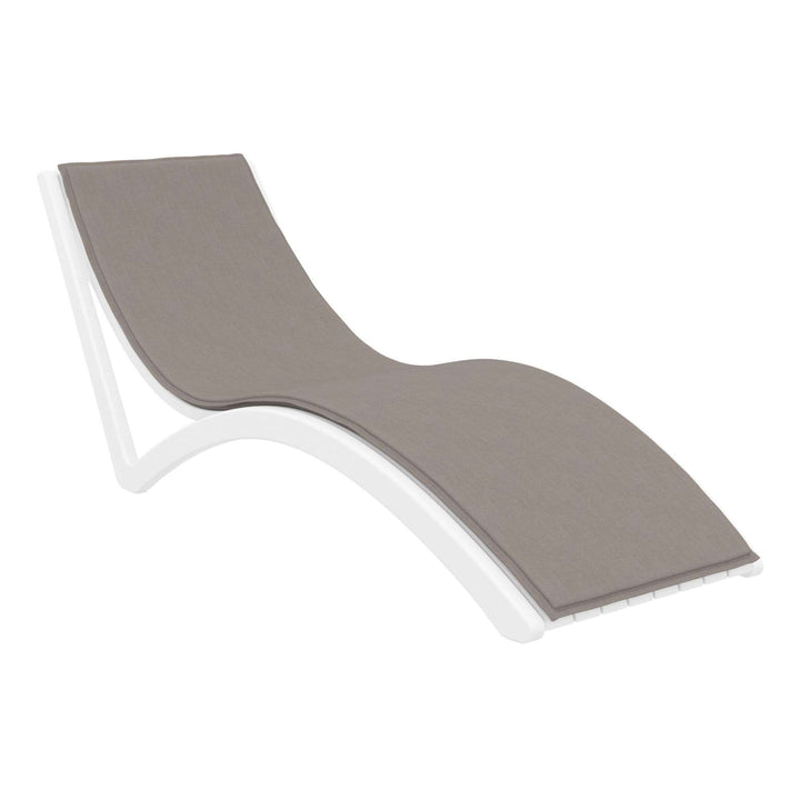 Siesta Slim Sun Lounger (Available in Black, White, Anthracite & Taupe - with / without cushion)
