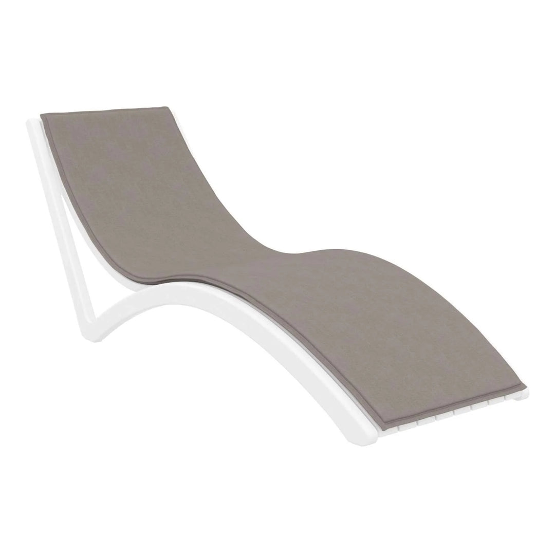 Siesta Slim Sun Lounger (Available in Black, White, Anthracite & Taupe - with / without cushion)