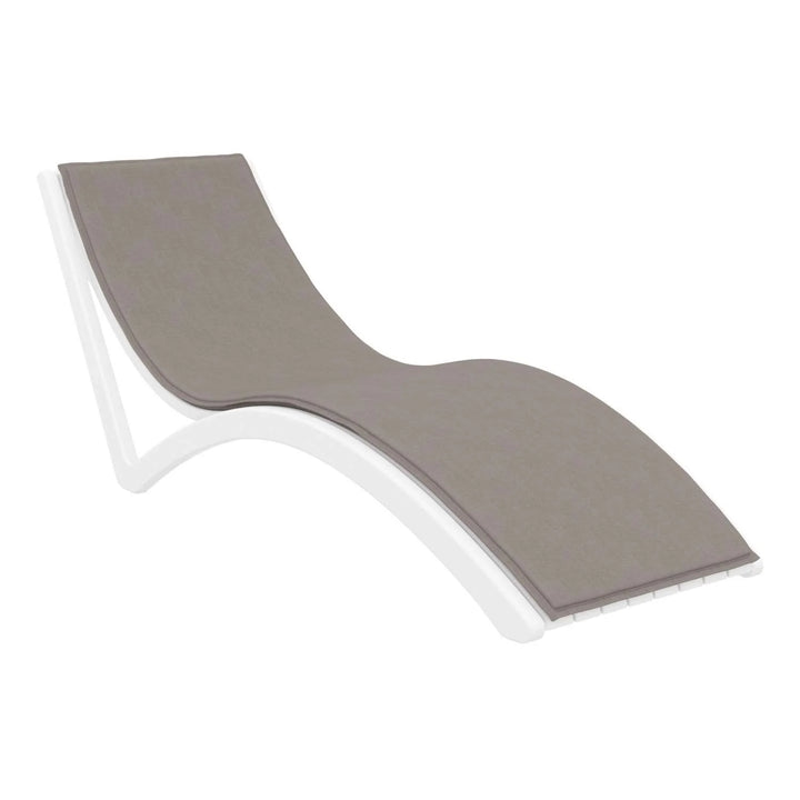 Siesta Slim Sun Lounger (Available in Black, White, Anthracite & Taupe - with / without cushion)