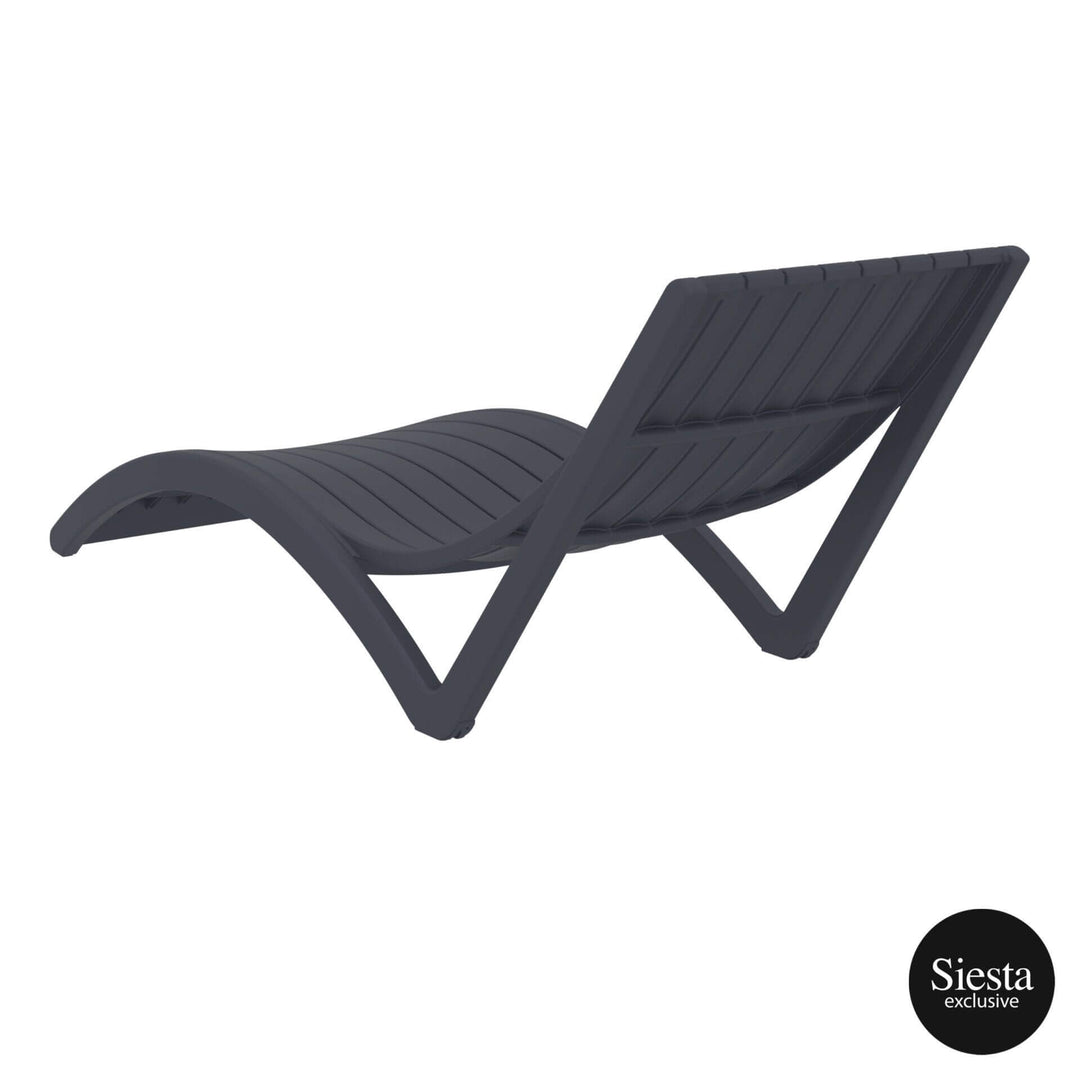 Slim Sunlounger/Ocean Side Table 6pc Package