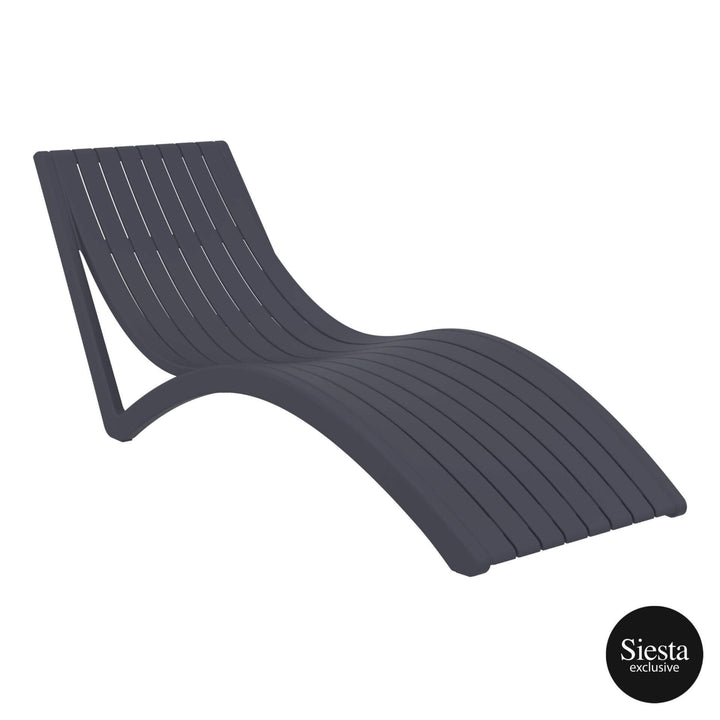 Slim Sunlounger/Ocean Side Table 3pc Package
