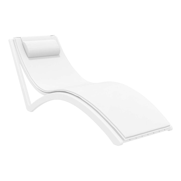 Siesta Slim Sun Lounger (Available in Black, White, Anthracite & Taupe - with / without cushion)