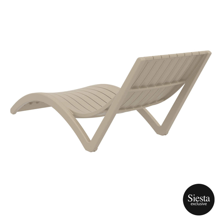 Slim Sunlounger/Ocean Side Table 3pc Package