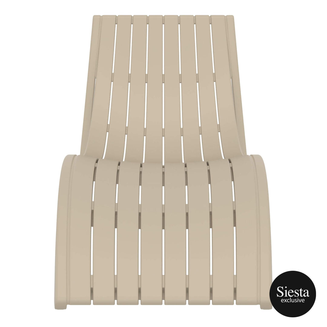 Slim Sunlounger/Ocean Side Table 3pc Package