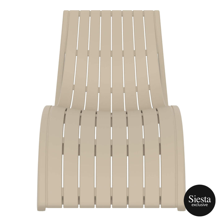 Slim Sunlounger/Ocean Side Table 3pc Package