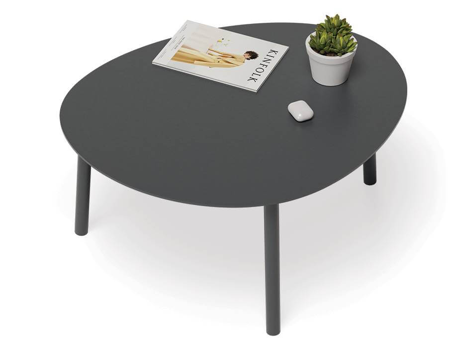 Cetara Coffee Table ((Avail with Black, Charcoal or White)