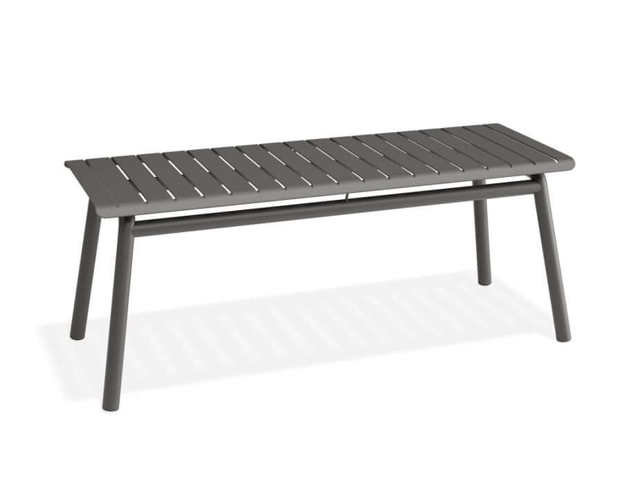 Bent Design Roku Outdoor Bench (Available in Charcoal, Eucalyptus Green, Latte & White | 120cm & 190cm)