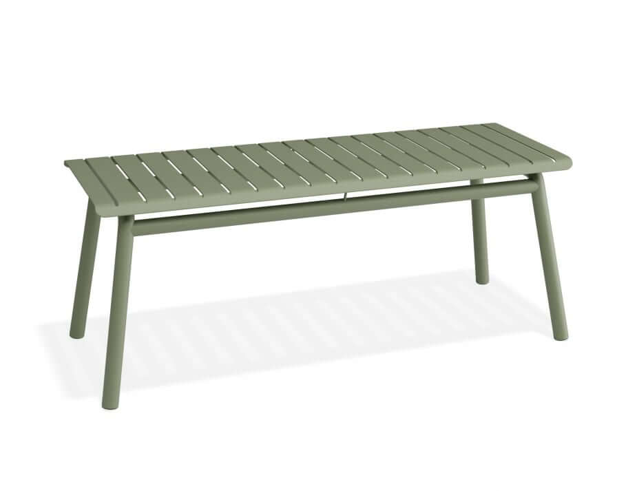 Roku Outdoor Bench (Available in Charcoal, Eucalyptus Green, Latte & White | 120cm & 190cm)