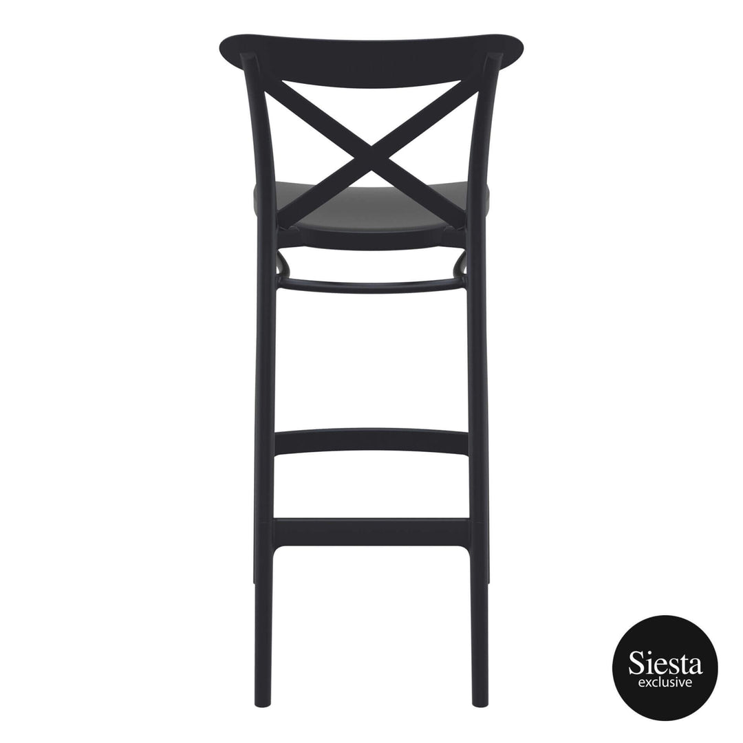 Vegas Bar Table/Cross Barstool 75 4 Seat Package