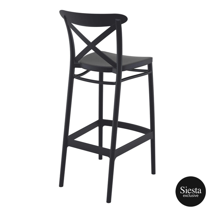 Vegas Bar Table/Cross Barstool 75 4 Seat Package