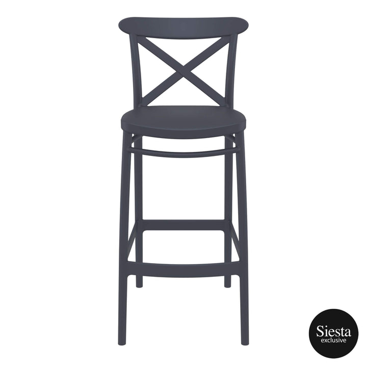 Vegas Bar Table/Cross Barstool 75 4 Seat Package