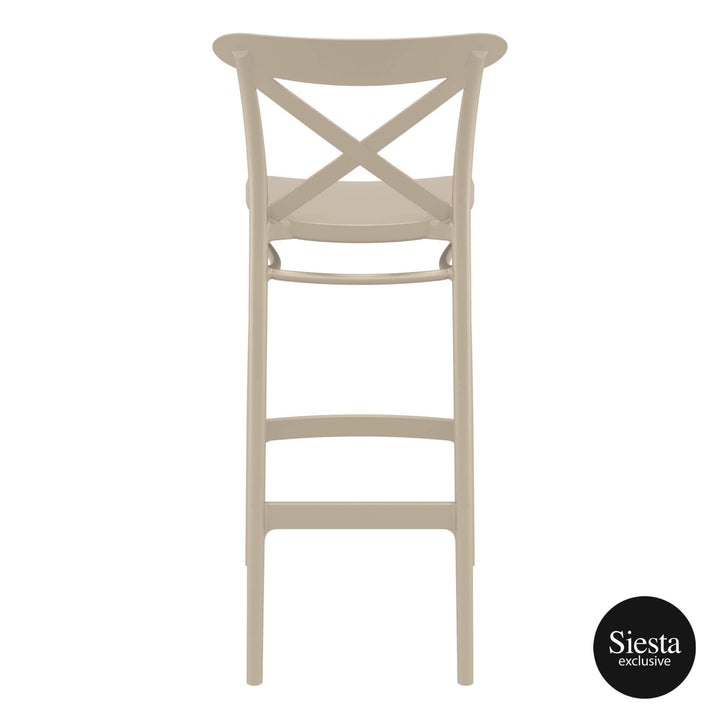 Vegas Bar Table/Cross Barstool 75 4 Seat Package