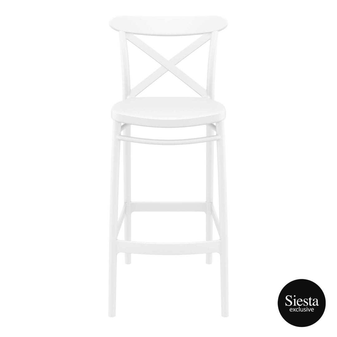 Vegas Bar Table/Cross Barstool 75 4 Seat Package